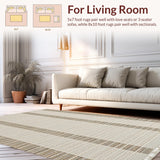 Chic Waffle Textured Runner(Beige)
