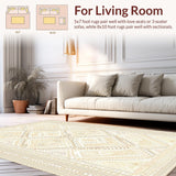 Elegant Pastel Trellis Motif(Beige)