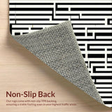 Chic Abstract Tiled Aesthetic Appeal(Black)