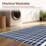 Contemporary Blue Geometric Elegance(Blue)