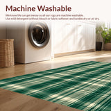Elegant Rustic Checkered Visual Appeal(Green)