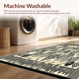 Traditional Handcrafted Runner With Tribal Diamond Motifs(Beige)