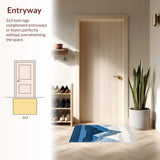 Artistic Gray White Peak Illustration(Blue)