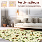 Playful Bunny and Blossom Composition(Beige)
