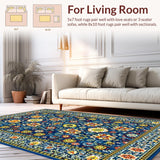 Vivid Ethnic Geometric Design(Blue)