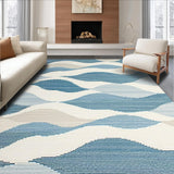 Sophisticated Blue Ripple Design(Blue)
