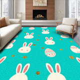 Cheerful Springtime Bunny Tail Design(Blue)