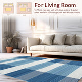 Chic Geometric Blue Tones(Blue)