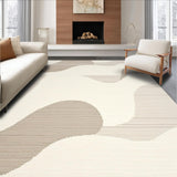 Artistic Cream Tiled Wave Aesthetic(Beige)