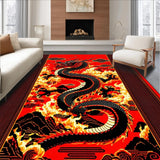 Bold Mythological Art Composition(Red)