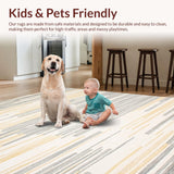 Artistic Creamy Geometric Blend(Beige)