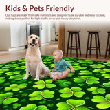 Festive Shamrock Truck Motif(Green)