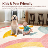 Joyful Multi Hued Geometric Theme(Pink)