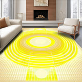 Sunburst Bloom Collection Area Goldenrod Petal Circle(Yellow)