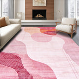 Trendy Fluid Artistic Lines(Pink)
