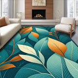 Modern Irregular Geometric Floral Style(Blue)
