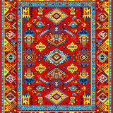 Contemporary Colorful Braided Style(Red)