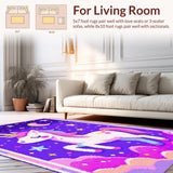 Dreamy Rainbow Swirl Artistry(Purple)