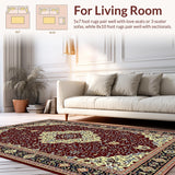 Classic Maroon Medallion Flourish(Red)