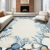 Coastal Nautical Shell Motif(Ivory)