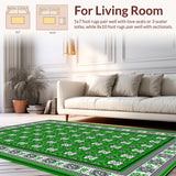 Elegant Eucalyptus Leaf Motif(Green)