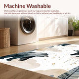 Ultra Soft Area Rug, Non Slip, Stain Resistant, Washable Area Rugs for Living Room, Bedroom, Artistic Fantasy Animal Landscape(Beige)