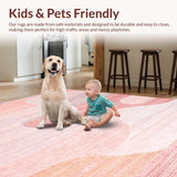 Lush Pink Contemporary Style(Pink)