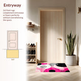 Elegant Abstract Wavy(Pink)