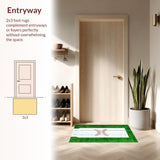 Ultra Soft Area Rug, Non Slip, Stain Resistant, Washable Area Rugs for Living Room, Bedroom, Circular Dynamic White Scheme(White)