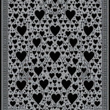 Playful Whimsical Shag Design(Black)