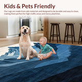 Contemporary Geometric Mountain Vibes(Blue)