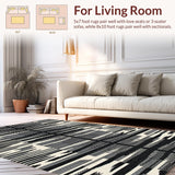 Dynamic Contemporary Zebra Artistry(Black)