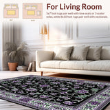 Luxurious Monochrome Nature Motif(Black)