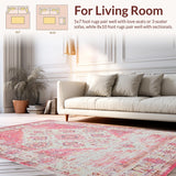 Chic Distressed Botanical Motif(Pink)