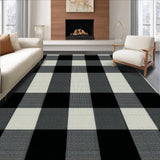 Chic Monochrome Gingham Aesthetic(Black)