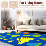 Dynamic Colorful Creature Art(Blue)