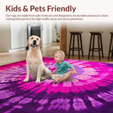 Charming Pink Purple Abstract Blend(Pink)