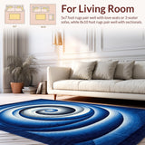 Striking Modern Circular Design(Blue)