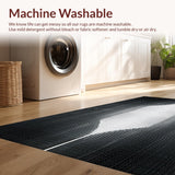 Ultra Soft Area Rug, Non Slip, Stain Resistant, Washable Area Rugs for Living Room, Bedroom, Vibrant Fluffy Rustic Charm(White)