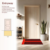 Dynamic Abstract Volcanic Color Burst(Red)