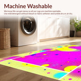 Eclectic Vibrant Curvilinear Shapes(Pink)