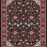 Artful Colorful Medallion Composition(Black)