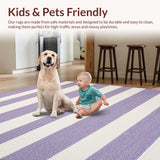 Elegant Light Purple Geometric Accents(Purple)