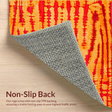 Cozy Abstract Shaggy Texture Delight(Red)