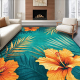 Elegant Oceanic Floral Motif(Blue)