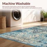 Artistic Woven Geometric Motif(Blue)