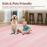 Chic Pastel Shaggy Texture(Pink)