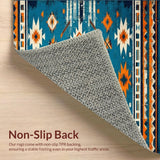 Contemporary Ethnic Motif Flourish(Blue)