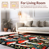 Artistic Mushroom Inspired Composition(Red)