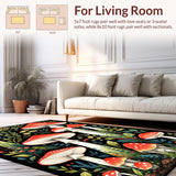 Lush Black and White Blossom Theme(Red)